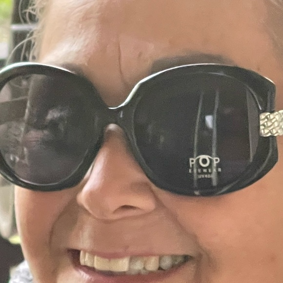 BN Eye Pop Eyewear Sunglasses Leopard, Black & Aqua W/Embellishments Various - Picture 11 of 11